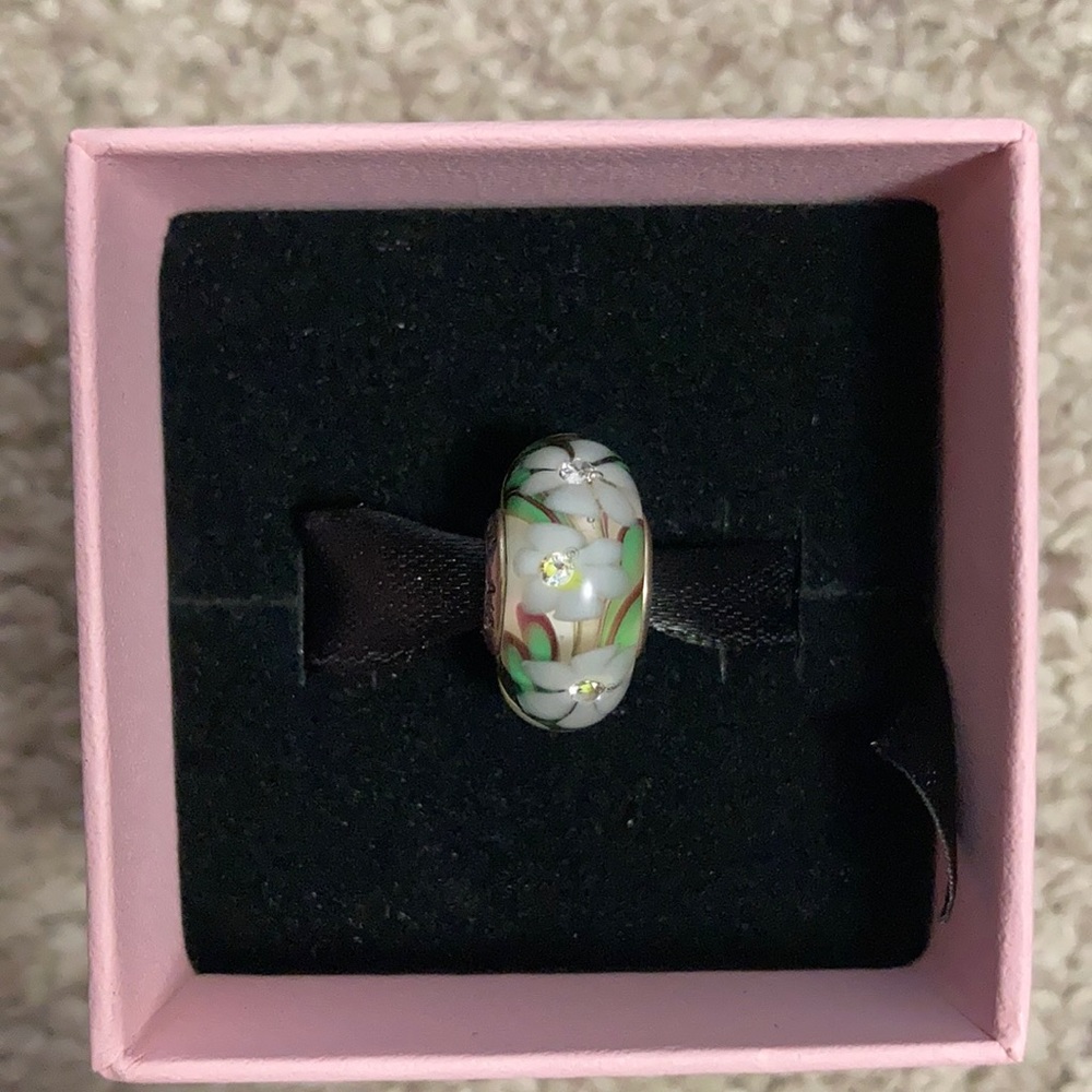 Pandora Wild Flowers Murano glass bead